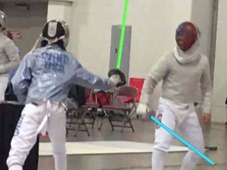 Competitive fencing classes